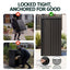 Gardeon Parcel Letterbox Drop Box Package Slot MailBox Black