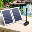 Gardeon Solar Pond Pump Submersible Water Fountain Kit with 2 Panels 1600L/H