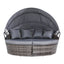 Gardeon Sun Lounge Setting Wicker Lounger Day Bed Outdoor Furniture Patio Grey