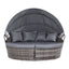 Gardeon Sun Lounge Setting Wicker Lounger Day Bed Patio Outdoor Furniture Grey