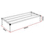 Giantz 122x51cm Aluminum Dunnage Rack Heavy Duty Kitchen Storage Platform