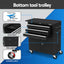 Giantz 13 Drawer Tool Box Cabinet Chest Toolbox Storage Garage Organiser Black