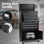 Giantz 13 Drawer Tool Box Cabinet Chest Toolbox Storage Garage Organiser Black