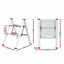 Giantz 2 Step Ladder Multi-Purpose Folding Aluminium Light Weight Platform
