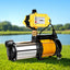 Giantz 2000W Max 4-Stage Garden Water Pump High Pressure Irrigation Booster Pump, Automatic Multi-Stage External Sprinkler Pump for Rainwater Tank Transfer, Home Farm Lawn, Yellow