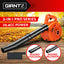Giantz 25.4cc Petrol Leaf Blower Vacuum 2-in-1 Garden Vac Mulcher Blower Orange