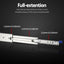 Giantz 2x Drawer Slides Full Extension Locking 227kg 1524-3048mm Length