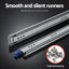 Giantz 2x Drawer Slides Heavy Duty Full Extension Locking 500-1000mm Length