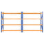 Giantz 4Mx2M Garage Shelving Warehouse Rack Orange