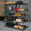 Giantz 4x1.8M Garage Shelving Warehouse Rack Pallet Racking Storage Charcoal