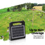 Giantz 5km Electric Fence Energiser Solar Energizer Charger Farm Animal 0.15J
