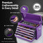 Giantz 9-Drawer Tool Cabinet Chest Toolbox Heavy Duty Garage Storage Organiser Purple