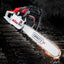 Giantz Chainsaw Petrol 58CC 20" Bar Commercial E-Start Pruning Chain Saw White