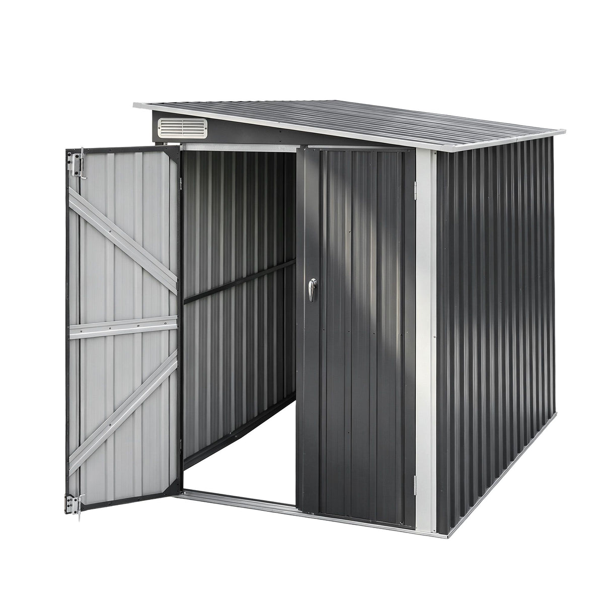 Giantz Garden Shed 118x238cm Lean To Bike Shelter Backyard Outdoor Storage