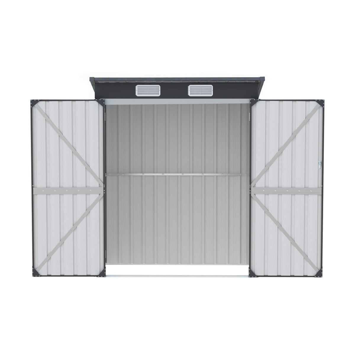 Giantz Garden Shed 1.62x1M Outdoor Storage Tool Workshop House Shelter Brown