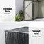 Giantz Garden Shed Wheelie Bin Storage Enclosure Outdoor Lockable Steel Cabinet