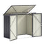 Giantz Garden Shed Wheelie Bin Storage Enclosure Outdoor Lockable Steel Cabinet