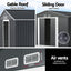 Giantz Garden Shed with 3-Tier Garage Shelving Rack Outdoor Tool Storage Racks