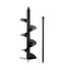 Giantz Post Hole Digger Auger Drill Bit 300mm with 80cm Extension Shaft Black