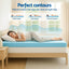 Giselle 12cm Memory Foam Mattress Topper Ventilated Cool Gel Bamboo Cover Single
