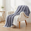 Giselle 152x203cm Throw Blanket Double-Sided Fleece Lightweight For Sofa Couch Bed Queen