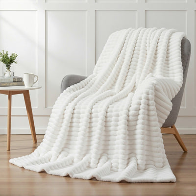 Giselle 152x203cm Throw Blanket Queen Fleece Lightweight Cozy Sofa Couch Bed Throw