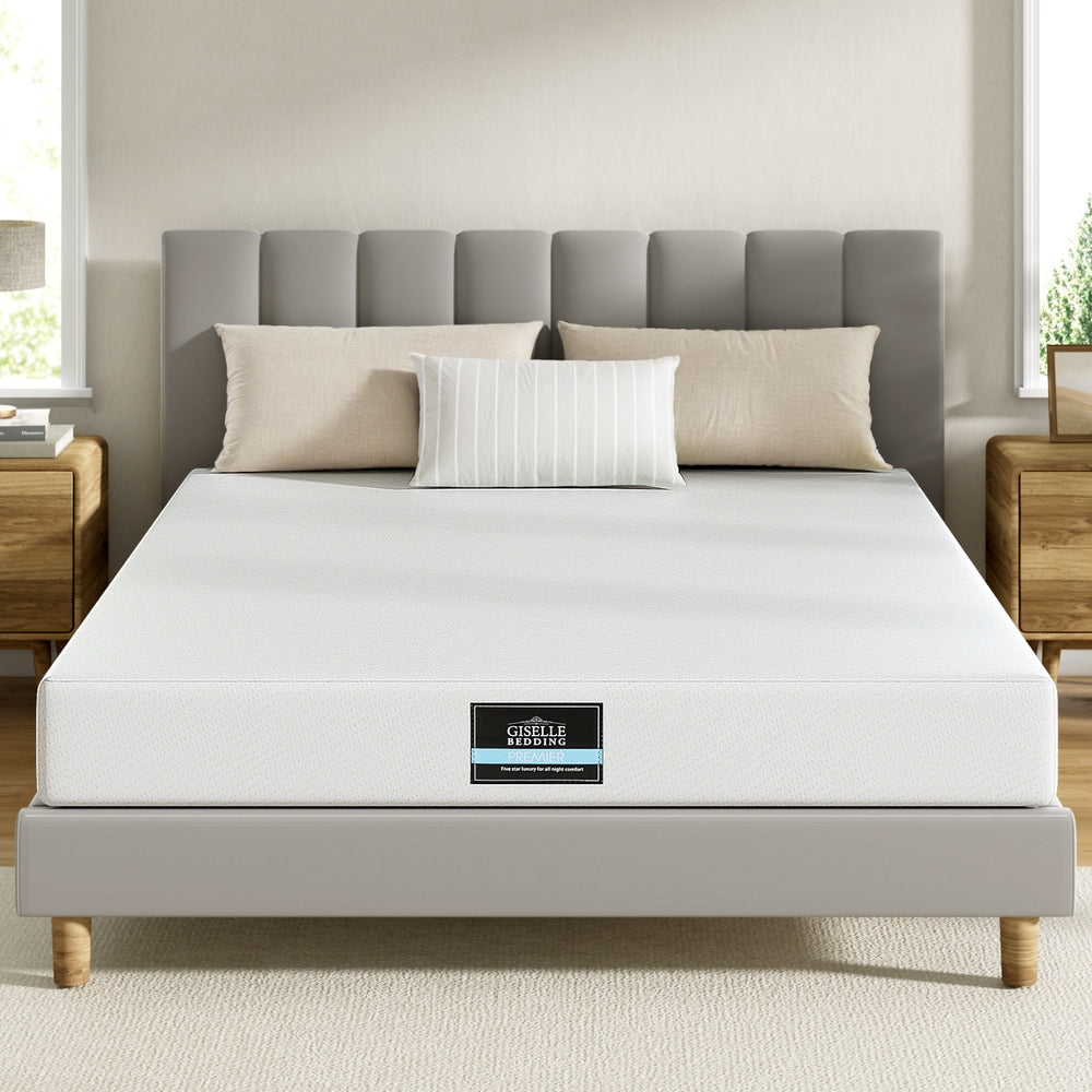 Giselle 20cm Memory Foam Mattress Green Tea Queen
