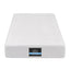 Giselle 25cm King Single Hybrid Mattress Soft Knitted Fabric Edge Support Gel Foam