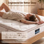 Giselle 30cm King Single Spring Mattress Tencel Cover 5-Zone Firm Back Support