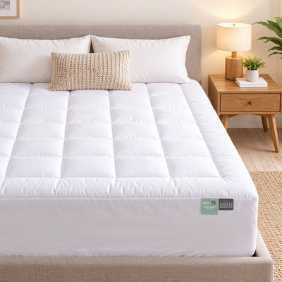 Giselle 5cm King Memory Foam Mattress Topper Pillow Top with Gel Foam