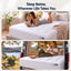Giselle 8cm Double Memory Foam Mattress Topper Pillow Top with Gel Foam