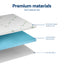 Giselle 8cm Memory Foam Mattress Topper Gel Egg Crate Foam Bamboo King