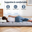 Giselle Bedding 10cm Japanese Floor Mattress Foldable Futon Mattress Washable Cover Straps