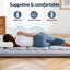 Giselle Bedding 10cm Japanese Floor Mattress Foldable Futon Mattress Washable Cover Straps
