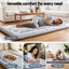 Giselle Bedding 10cm Japanese Floor Mattress Foldable Futon Mattress Washable Cover Straps