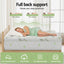 Giselle Bedding 1500GSM Pillowtop Mattress Topper Bamboo Mattress Pad for Back Pain Relief Washable 11cm Thick Bed Cover with 45cm Deep Pocket Single