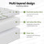 Giselle Bedding 1500GSM Pillowtop Mattress Topper Bamboo Mattress Pad for Back Pain Relief Washable 11cm Thick Bed Cover with 45cm Deep Pocket Single