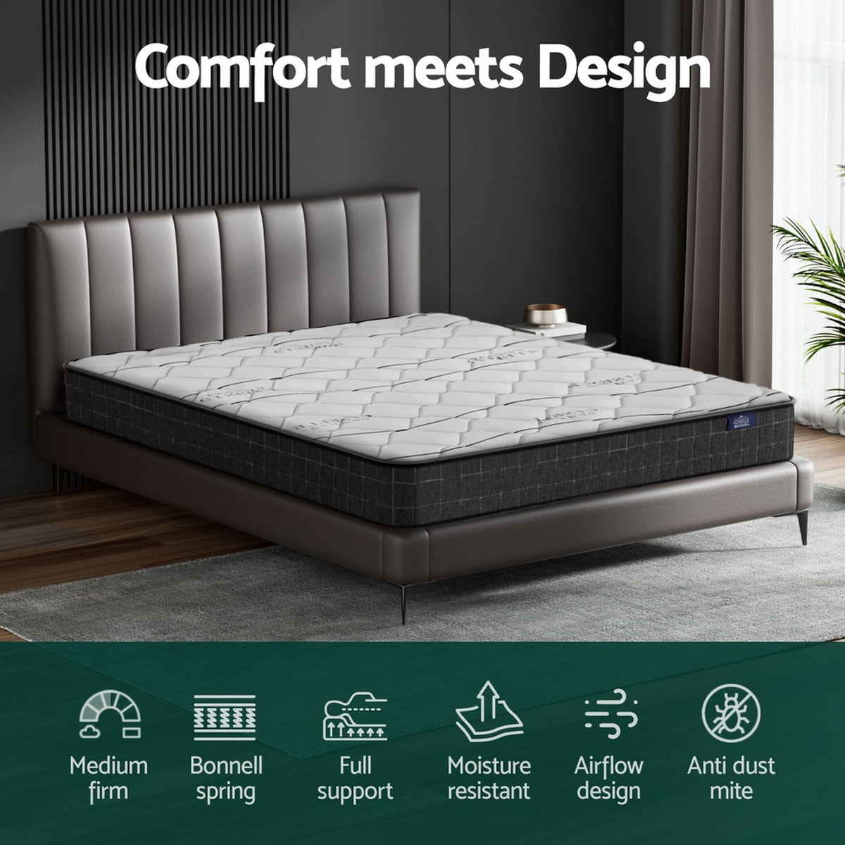 Giselle Bedding 16cm Mattress Medium Firm King