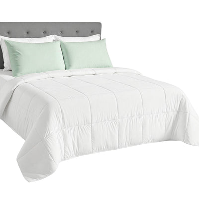 Giselle Bedding 200GSM Bamboo Quilt Summer Quilts All Season Doona Duvet Lightweight Super King