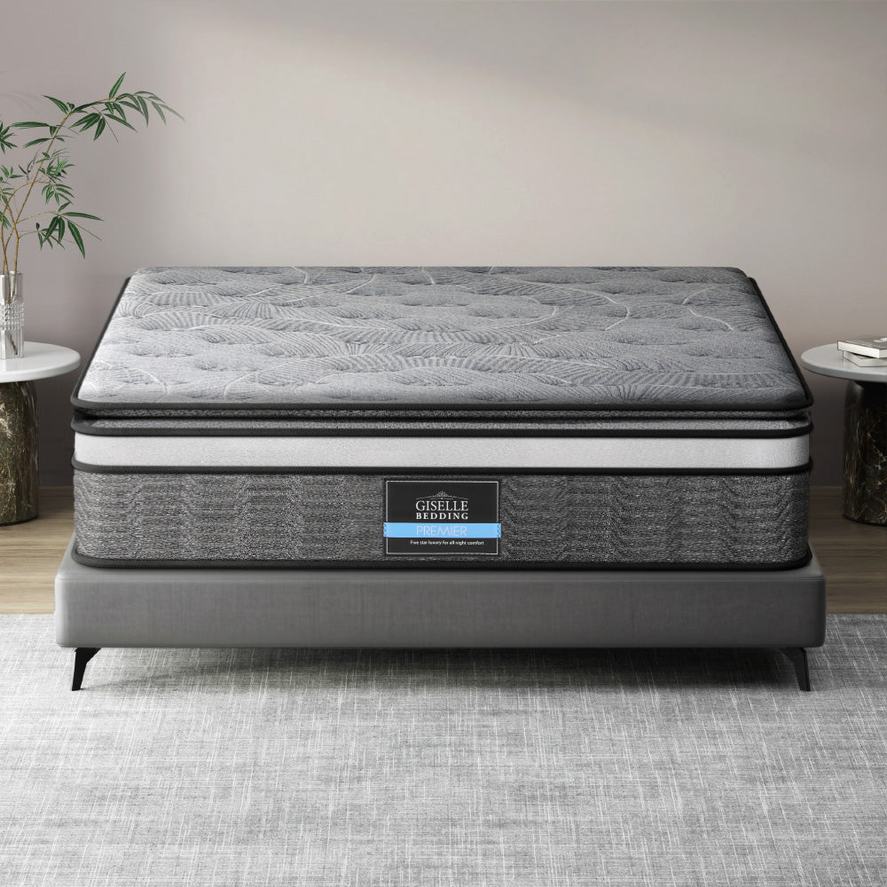 Giselle Bedding 34cm Mattress Double Layer Pocket Spring Double