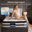 Giselle Bedding 34cm Mattress Euro Top Pocket Spring King Single