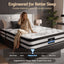 Giselle Bedding 34cm Mattress Euro Top Pocket Spring Super King