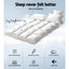 Giselle Bedding 5cm Bamboo Pillowtop Mattress Topper 1000GSM Mattress Pad for Back Pain Relief Washable Breathable Protector with 45cm Deep Pocket King Single