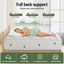 Giselle Bedding 5cm Pillowtop Mattress Topper 1000GSM Thick Soft Bamboo Cooling Pad for Back Pain Relief & Guest Bed, Washable Overfilled Cover with 45cm Deep Pocket Single