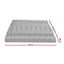 Giselle Bedding 8cm Memory Foam Mattress Topper 7-Zone Graphite King Single