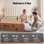 Giselle Bedding 9 Zone Double Mattress 34cm with Latex & Egg Crate Foam for Pressure Relief