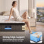 Giselle Bedding 9 Zone Single Mattress 34cm with Latex & Egg Crate Foam for Pressure Relief