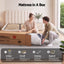 Giselle Bedding 9 Zone Single Mattress 34cm with Latex & Egg Crate Foam for Pressure Relief
