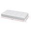 Giselle Bedding Baby Cot Pillowtop Mattress Topper 750GSM Bamboo Cooling Pad for Temperature Regulation, Machine Washable Bed Protector