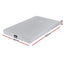 Giselle Bedding Cool Gel Memory Foam Mattress Charcoal 7-Zone Washable Bamboo Cover 15cm Single
